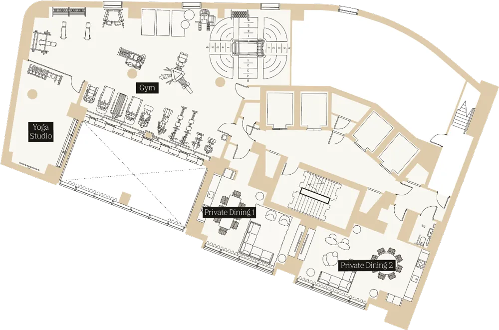 Mwynderau llawr mesanîn